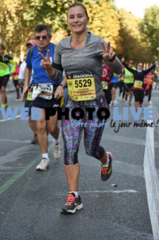 Catherine TONDA aux 20 Km de Paris - Christophe LLAMAS Coaching
