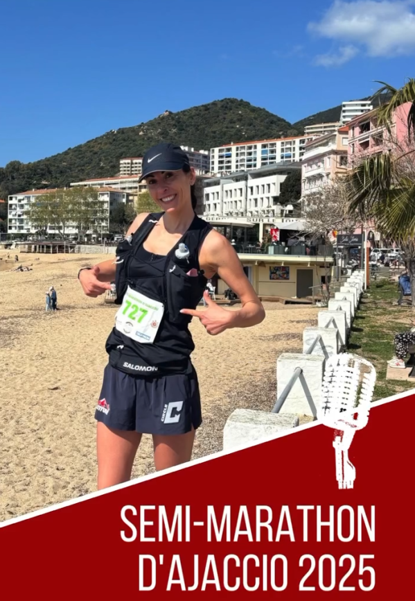 Bravo Lisa Lenzini pour ton premier semi-marathon à Ajaccio ! - Christophe LLAMAS Coaching