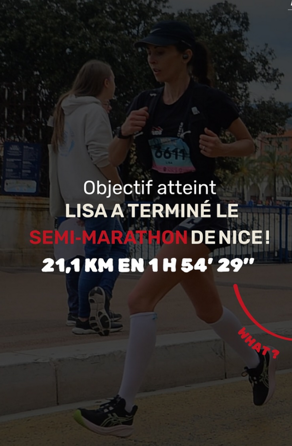 Lisa Lenzini signe un 1h54 maîtrisé au semi de Nice ! - Christophe LLAMAS Coaching