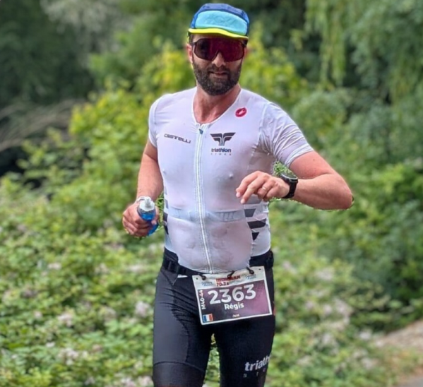 Régis Foucault Finisher Ironman 70.3 Tours - Christophe LLAMAS Coaching