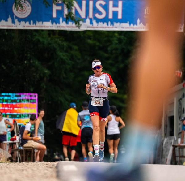 Geraldine le Merrer brille au 3 x 1 Ironman de Colmar - Christophe LLAMAS Coaching