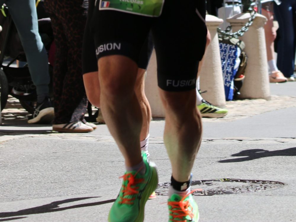 Coureur sous forte chaleur