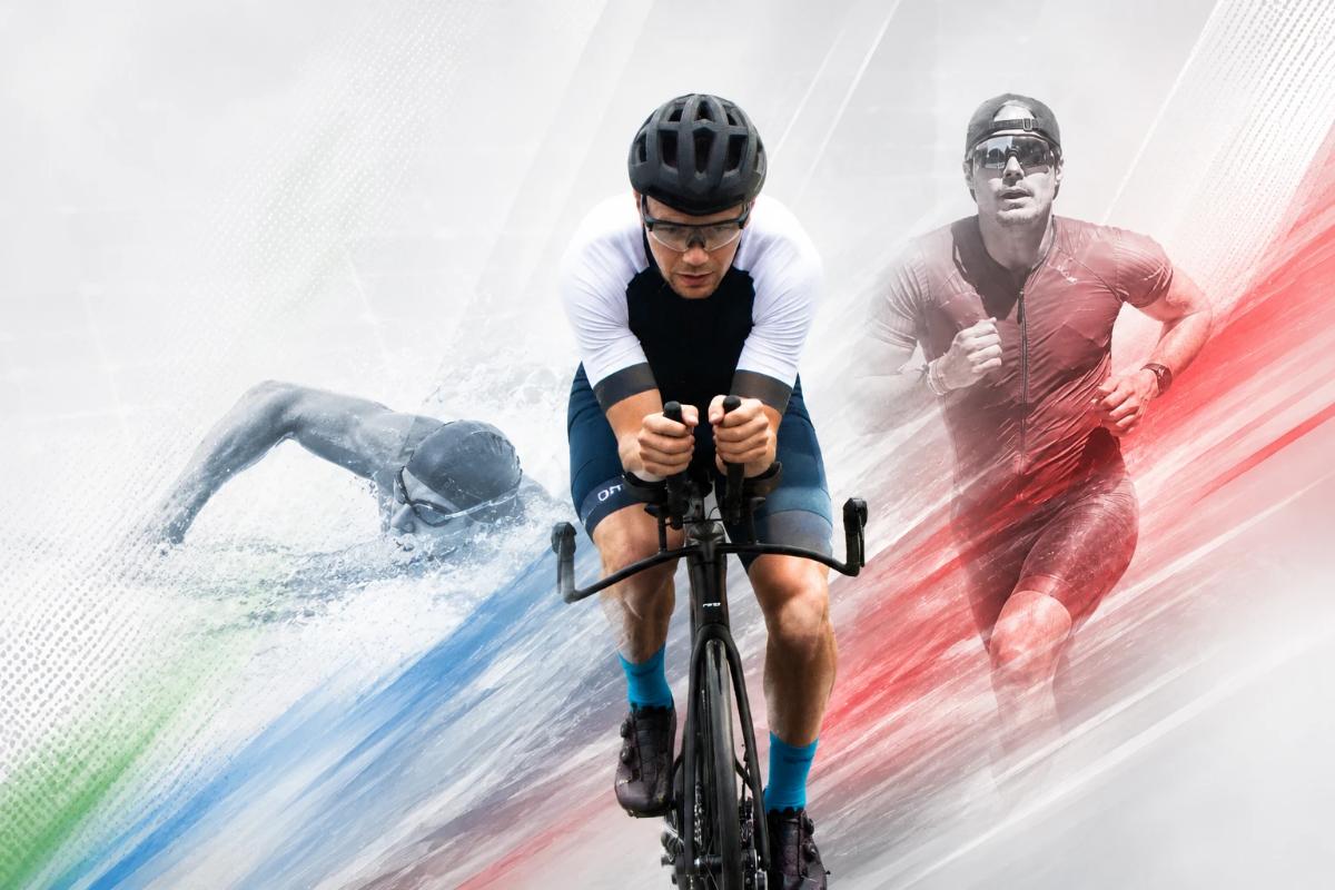 Triathlète en natation, à vélo et en course à pied : les trois disciplines du triathlon