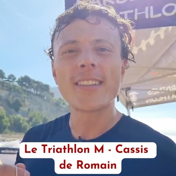Romain Monget - Triathlon M de Cassis - Christophe LLAMAS Coaching