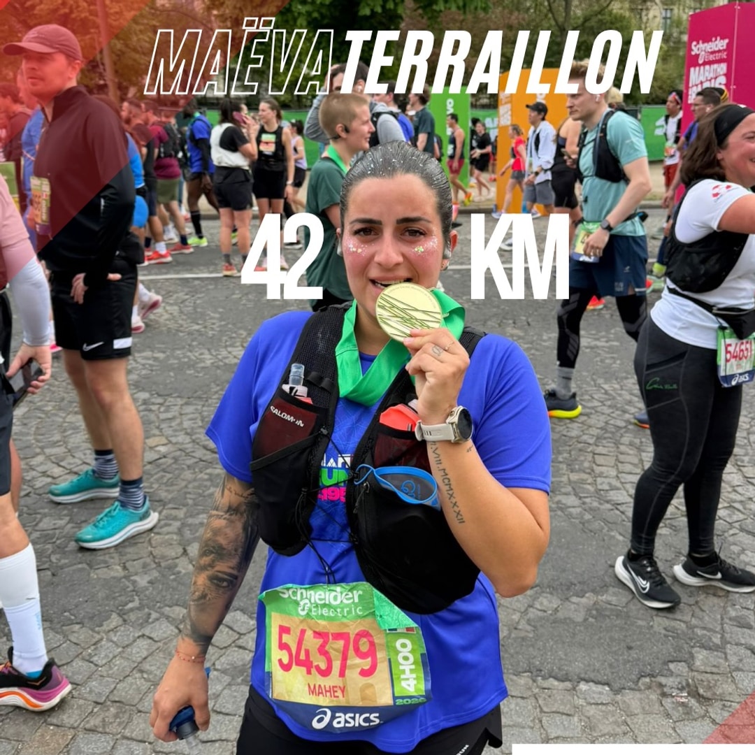 Maëva Marathon de Paris - Christophe LLAMAS Coaching
