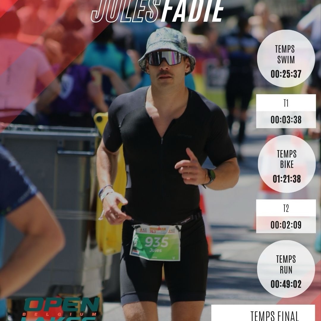 Jules Fadié — Openlakes Belgium — Lacs de l’Eau d’Heure - Christophe LLAMAS Coaching