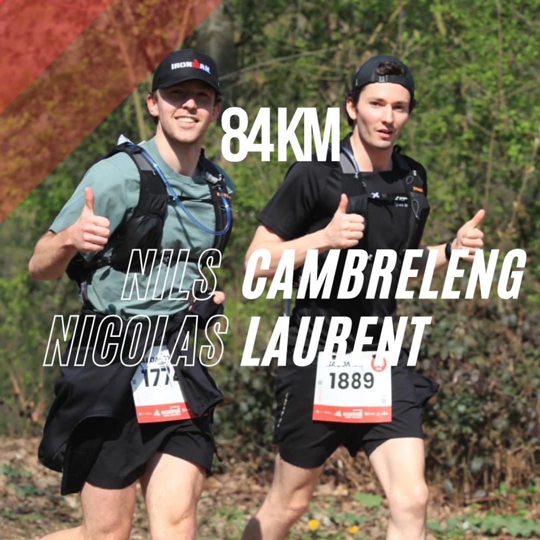 Nils Cambreleng et Nicolas Laurent EcoTrail Paris 84 km - Christophe LLAMAS Coaching