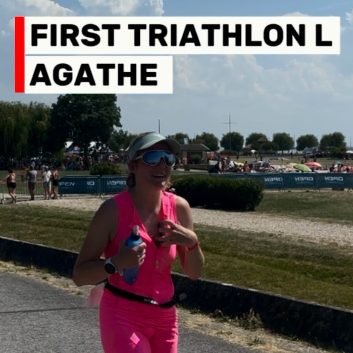 Agathe Cuvelier - triathlon L - Open Lake Champagne - Christophe LLAMAS Coaching