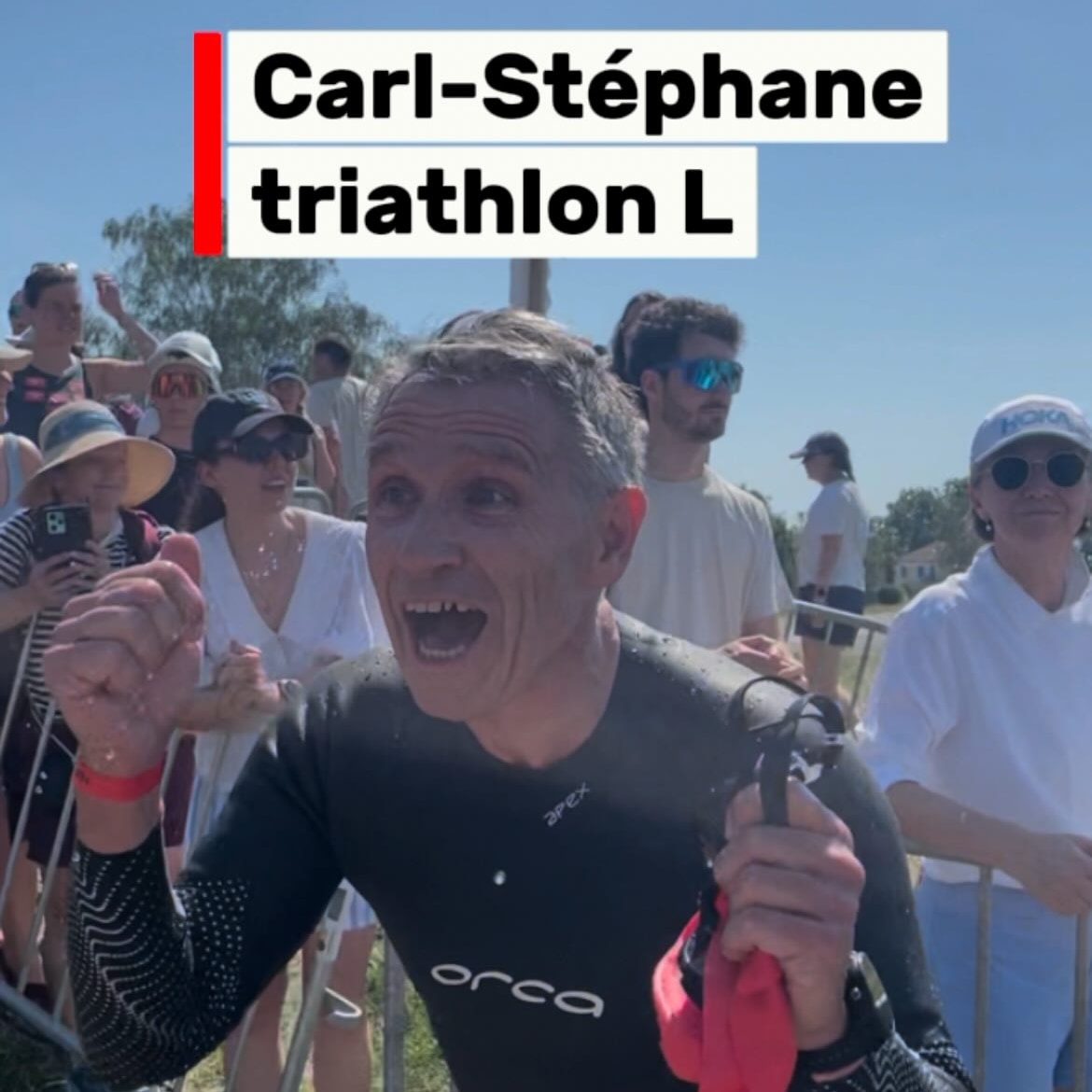 Carl-Stéphane – Premier triathlon L - Christophe LLAMAS Coaching