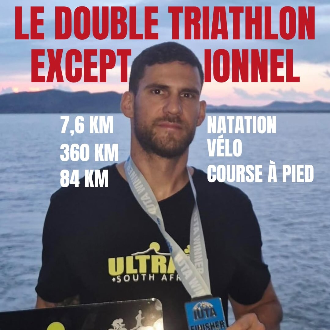 Nikola – premier Double Ironman IUTA - Afrique du Sud - Christophe LLAMAS Coaching
