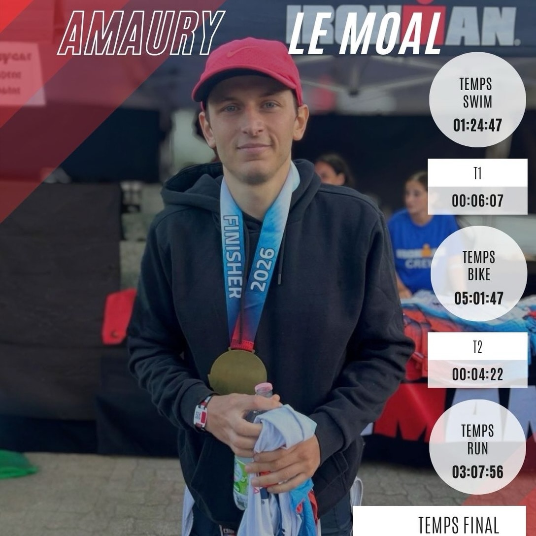 Amaury Lemoal IRONMAN Italy Emilia-Romagna 2026 - Christophe LLAMAS Coaching