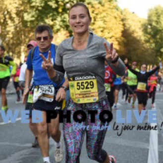 Catherine TONDA aux 20 Km de Paris - Christophe LLAMAS Coaching
